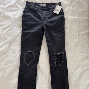 Free People Black Skinny Jeans